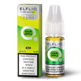 ELFBAR ELFLIQ sales de nic manzana agria N6DH0169 - Elf Bar Comprar